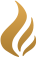 Gold flame icon